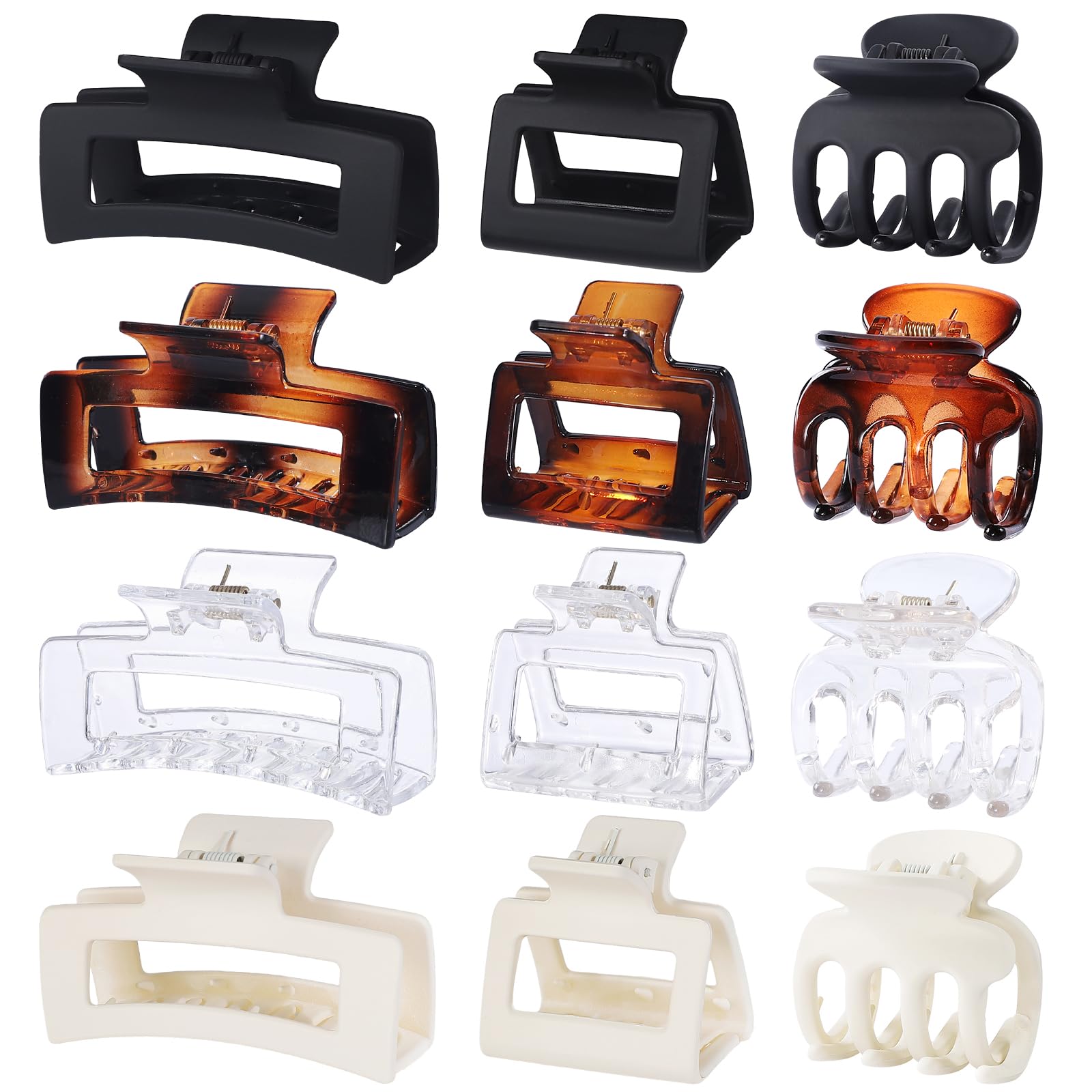 Cute Claw Clips for Women - 12 Pack -20