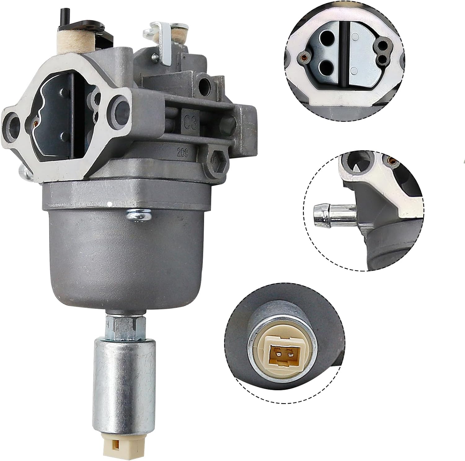 Anxingo 13WM77KS011 42" Carburetor Replacement for Troy Bilt Pony 13AN77KS211 13WN77KS066 Riding Lawn Mower Tractor, Replacement for B S 15.5HP 17.5HP 500cc Engine