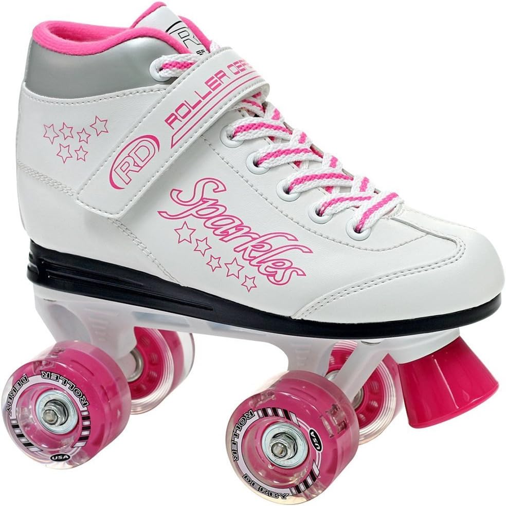 Roller Derby Sparkle Girl's Lighted Wheel Roller Skate