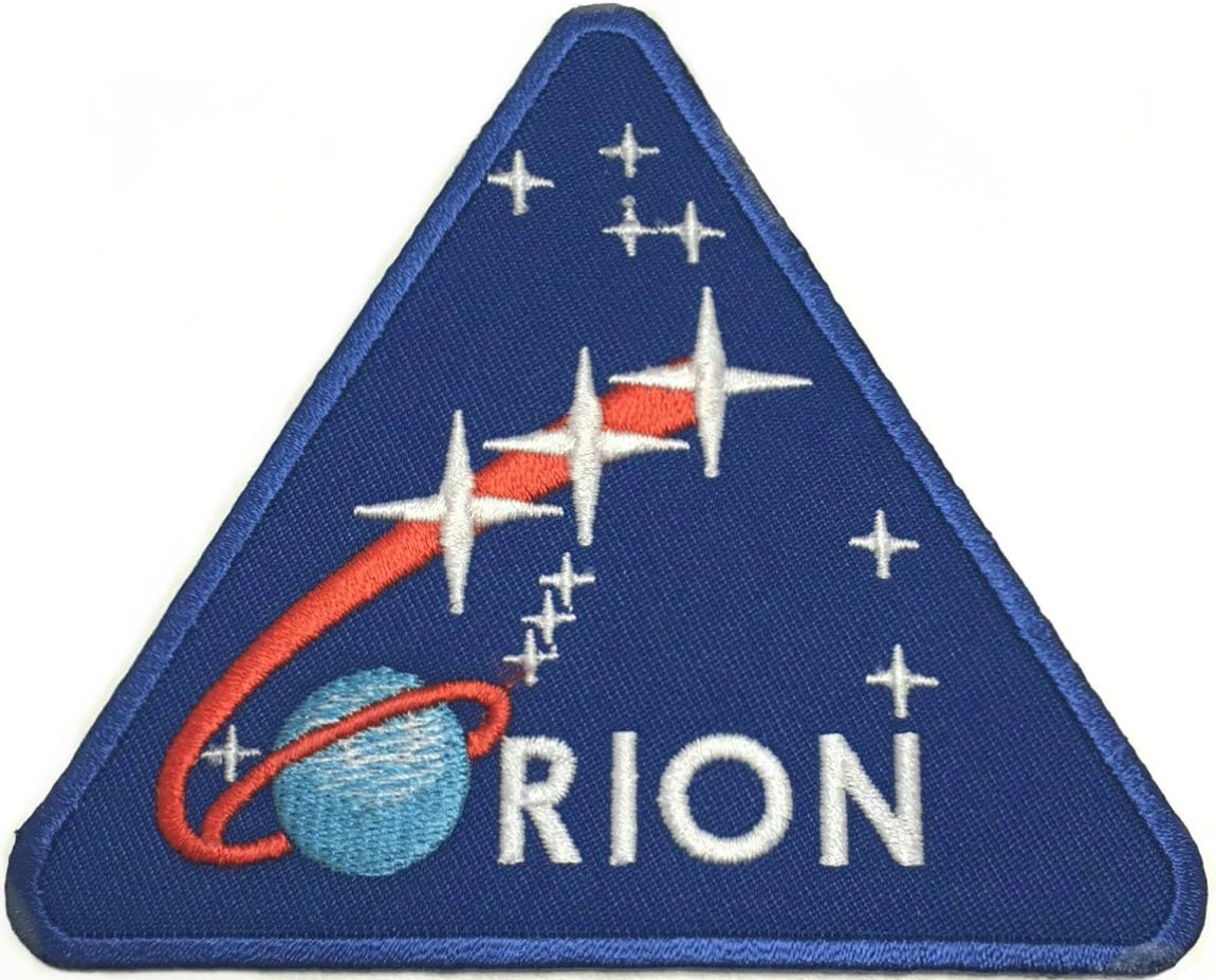 HOMIEBUDS NASA Orion Patch (3.5 Inch) Embroidered Iron on Badge Astronaut Space Suit Emblem