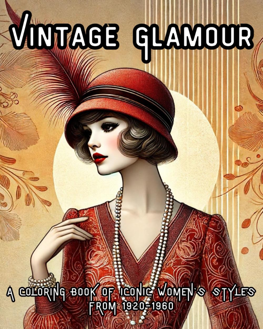 Vintage Glamour: A Coloring Book of Iconic Women's Styles (1920-1960): 101 Illustrations (Fashion Forward)