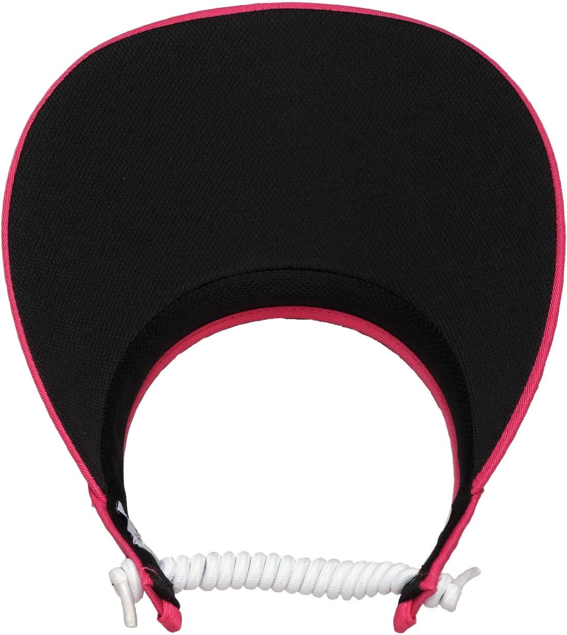 Glove It Bling Visor, Ladies Visor Hat, Sun Visor for Women, Golf Visor, Visor for Running, Tennis, Beach, Pink Bling Coil Visor