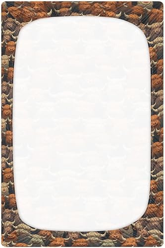Miniatura 3 de Fitted Crib Sheets Highland Cows Baby Crib Sheets for Boy & Girl Toddler Mattress Sheets 21216692