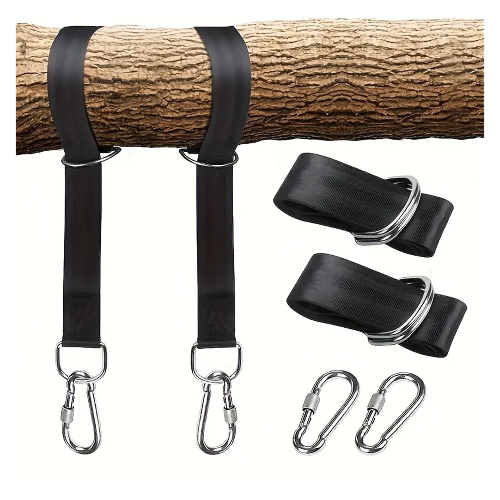 Corde de hamac d'extérieur, Corde spéciale d'attache d'arbre, Sangle en Nylon, Accessoires de randonnée, équipement de Camping