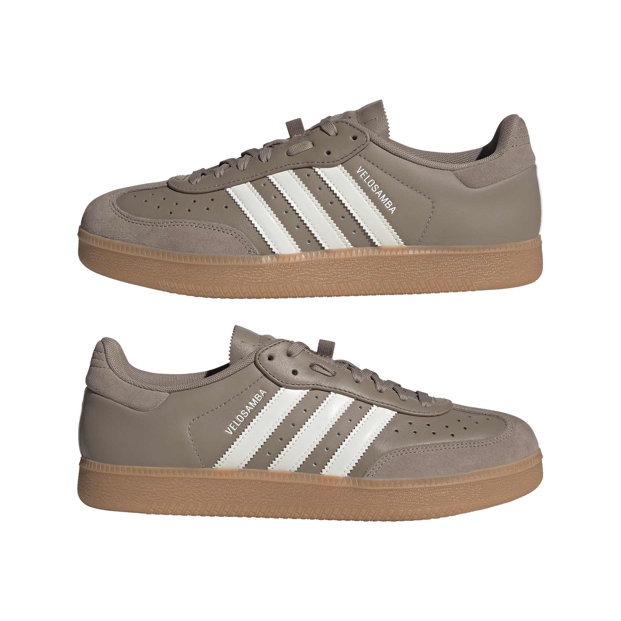 adidas Unisex Velosamba Lea Shoes, Chalky Brown/Chalk White/Core Black, 42 EU