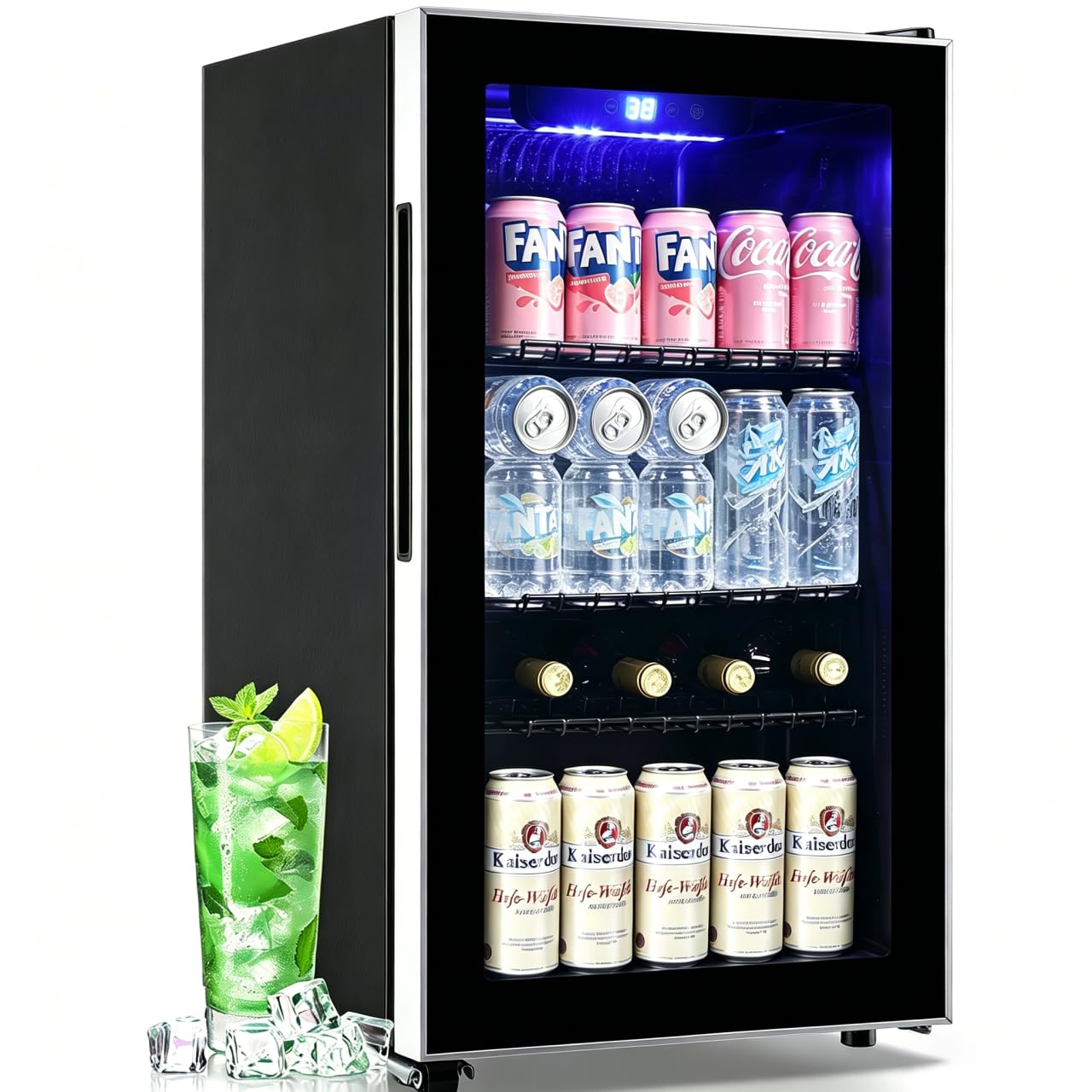 WANAI NB-HIGH68D 3.5 cu ft Wine Cooler Blue