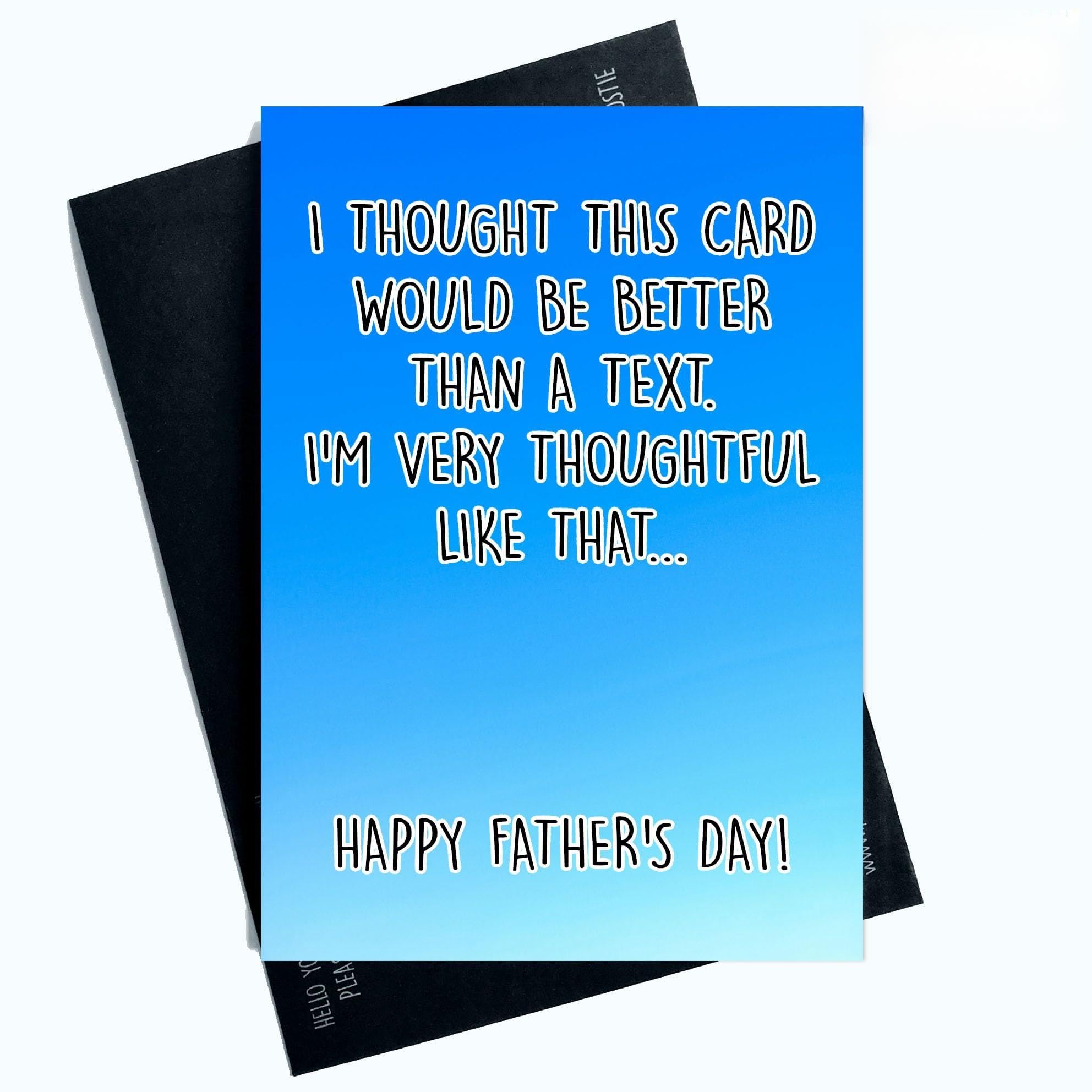Peachy Antics Funny Father’s Day Card A5 Humorous Dad Card Joke Gift for Dad from Son Daughter Novelty Father’s Day Card for Him Unique Greeting Card Gift Idea SP300