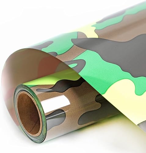 Vista 77 de FUNKAKA Rollos de vinilo de transferencia de calor HTV azul lago, 12 pulgadas x 9 pies, vinilo azul lago brillante para planchar para camisetas