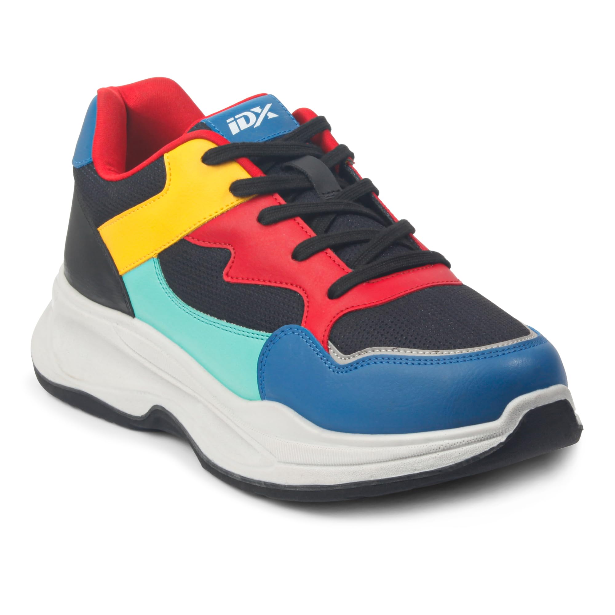 ID Mens Colourblocked Lace-Up Casual Sneakers (B0D1GK3G59) Amazon Price History, Amazon Price Tracker