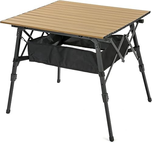 Arrowhead Outdoor 39″ Aluminum Folding Roll Up Table $45