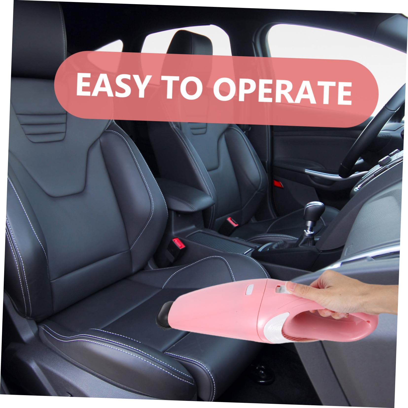 Cabilock Aspiradora de Coche Portátil Miniaspiradora de Mano Carga USB para Uso Seco y Húmedo Coche Hogar y Oficina R