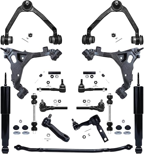Miniatura 171 de Detroit Axle - 4WD Front End 14pc Kit de suspensión para Ford F-150 F-250 Expedition Navigator, 2 brazos de control superior 2 rótulas inferiores 2