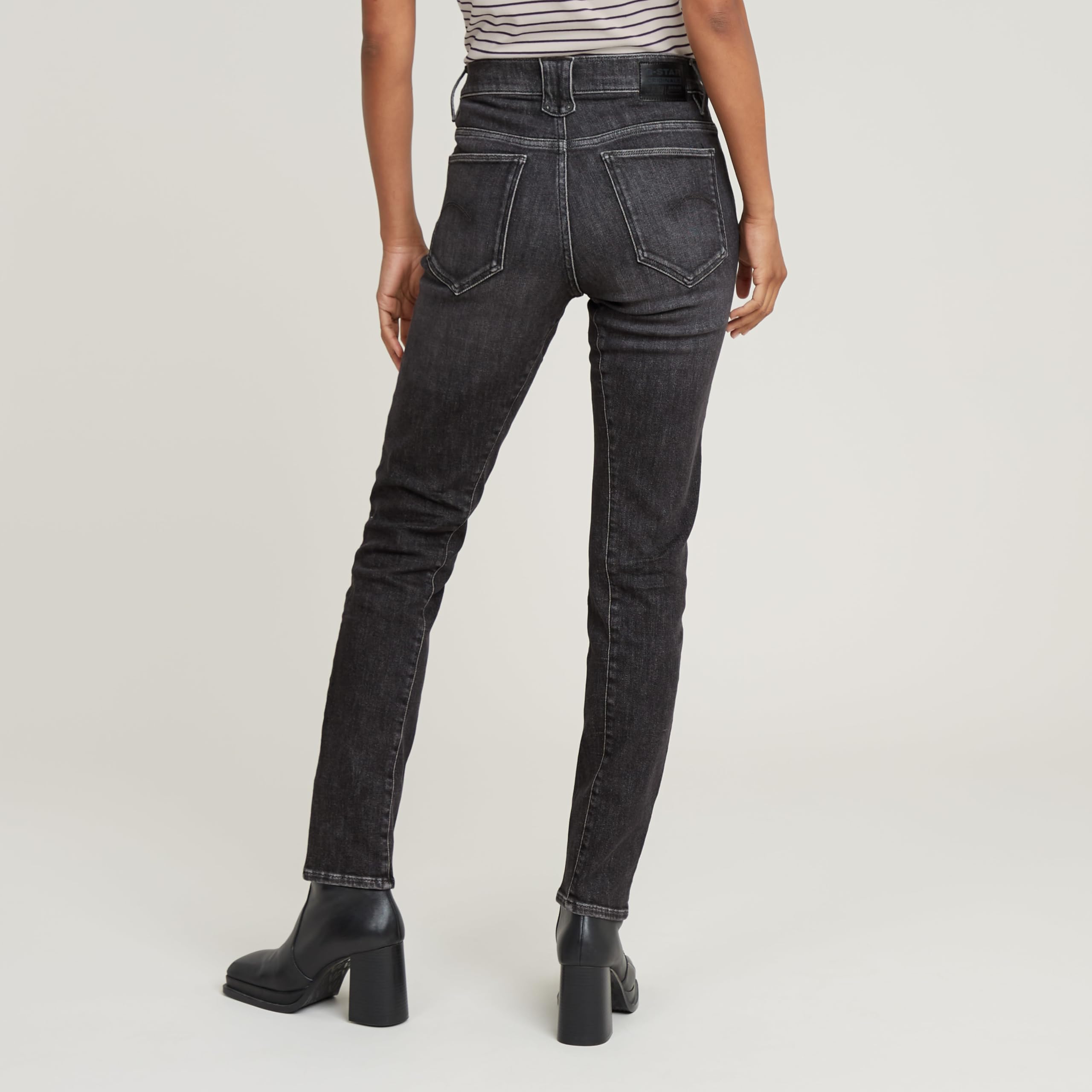 G-STAR Ace 2.0 Biker Slim Straight Jeans - Dżins Kobiety
