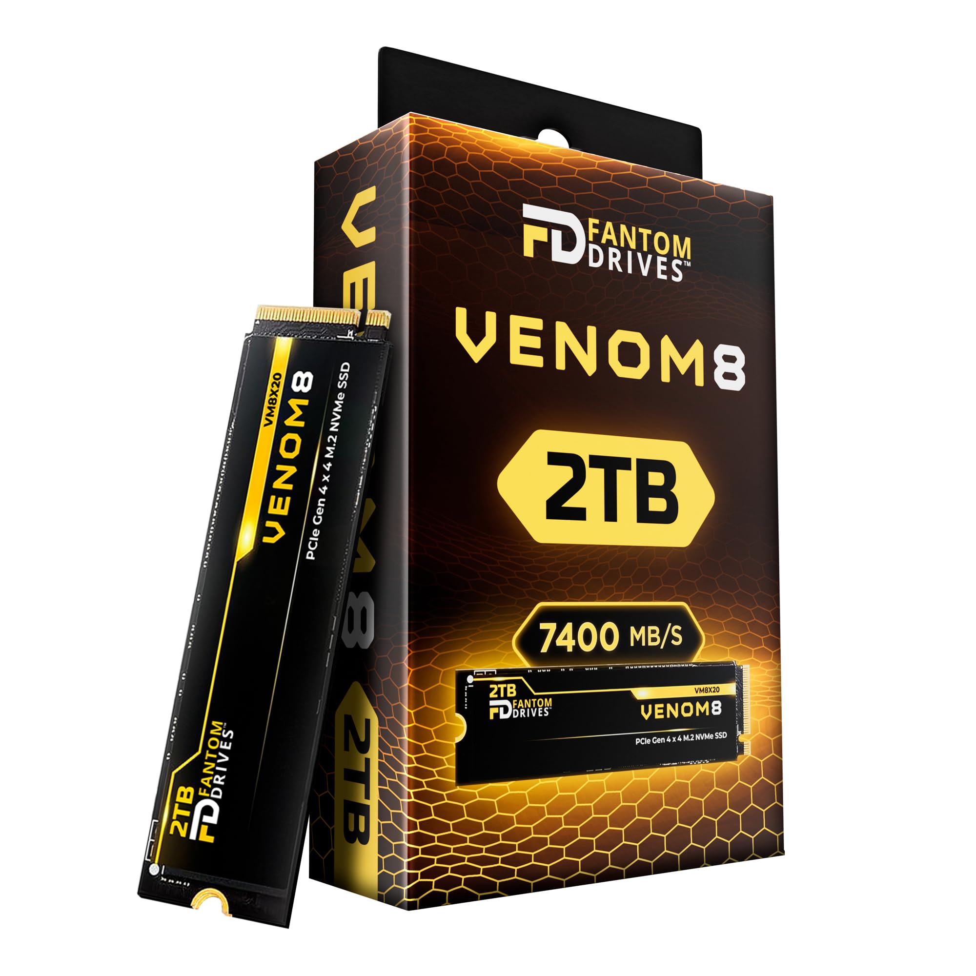 【新品未開封】2TB M.2 2280 NVMe SSD Amazon.com: Fantom Drives VENOM8 2TB SSD NVMe Gen 4 M.2 2280 PS5