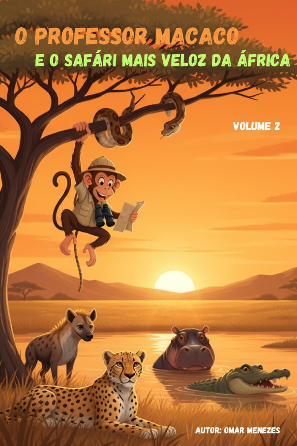 O Professor Macaco e o Safári mais Veloz da África (O Professor Macaco na África)