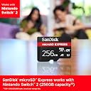 SanDisk Express microSD Card, 256GB Up to 880MB/s Read, Up to 650MB/s Write, 210MB/s Sustained Write, U3, C10 gallery image