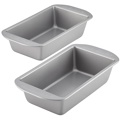 Bakeware Meatloaf/Nonstick Baking Loaf Pan Set, Two 9-Inch x 5-Inch,