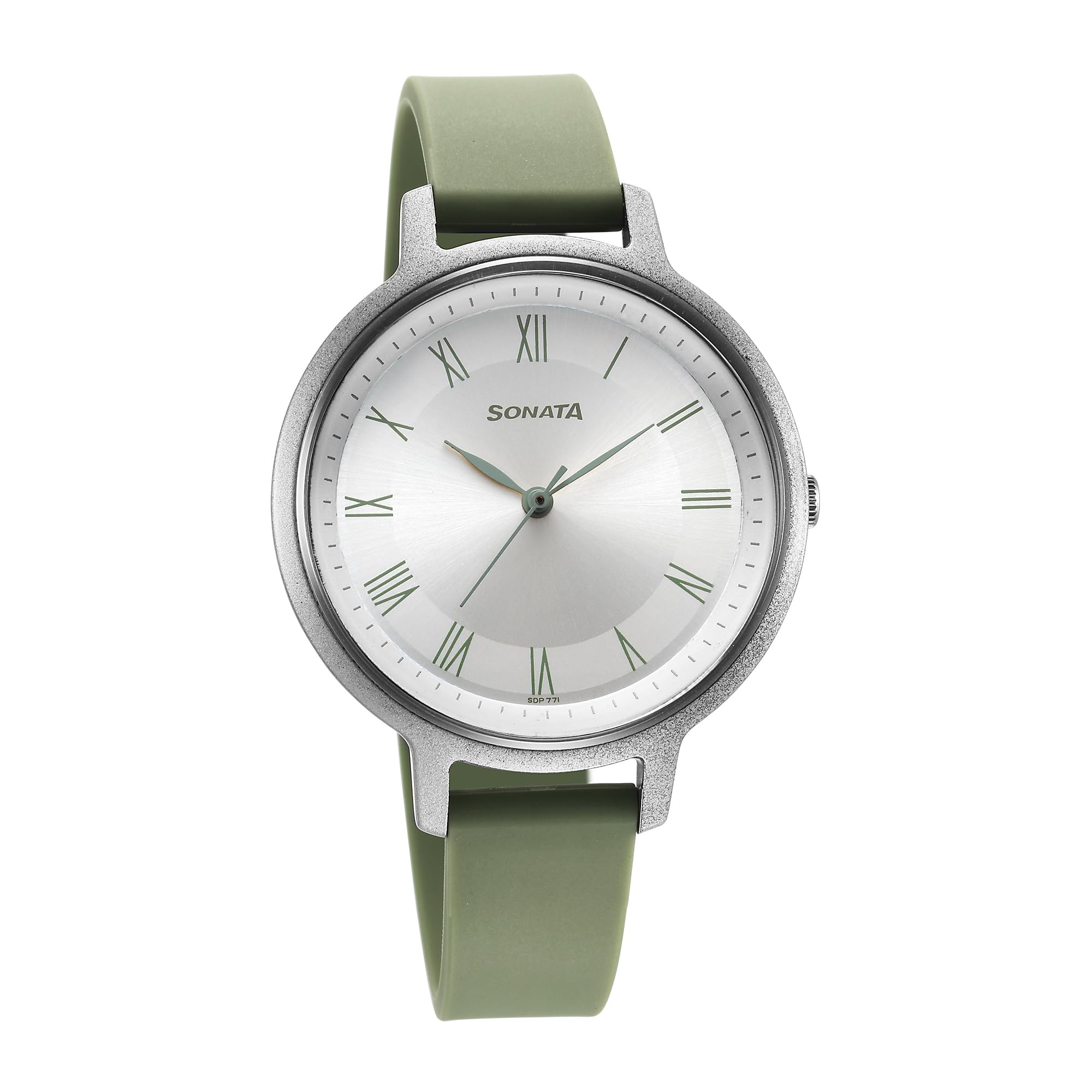 Sonata Polyurethane Silver Dial Analog Watch for Women-87049PP11W (B0CJ4R8W4J) Amazon Price History, Amazon Price Tracker