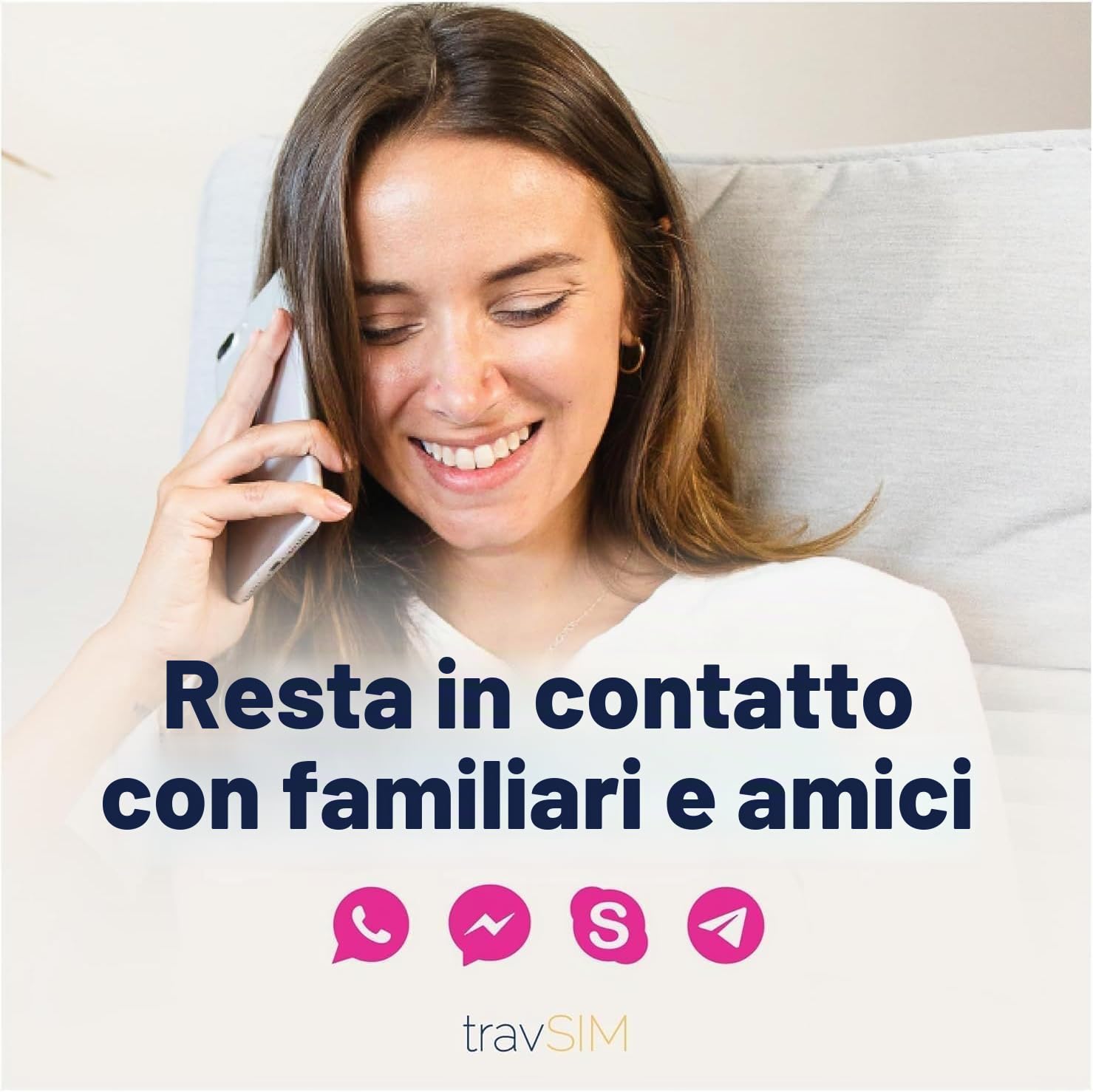 SIM USA 21 Giorni con dati, chiamate e SMS illimitati | Rete 5G/4G ad alta velocità | Utilizzabile negli Stati Uniti e nelle Hawaii | travSIM
