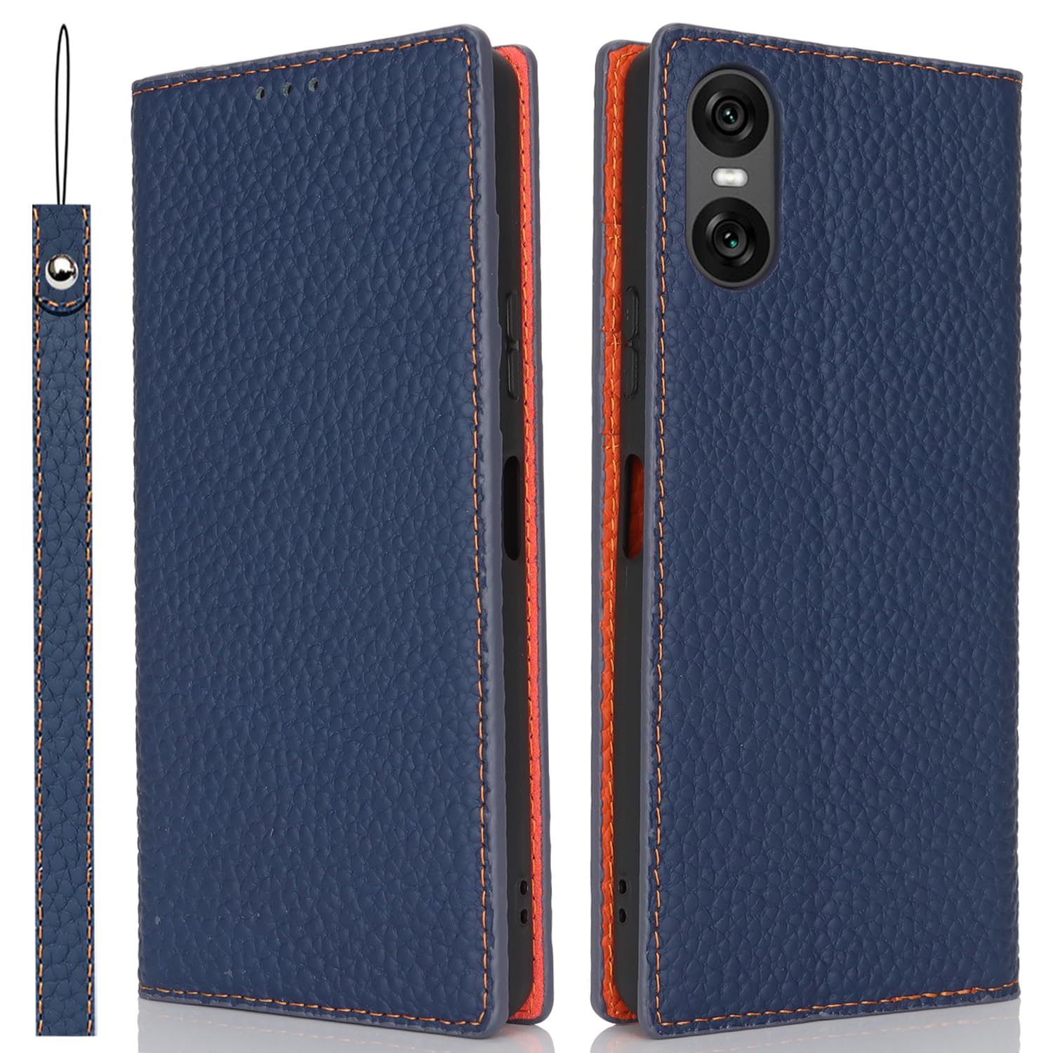 Amazon.co.jp: Eastwave For Sony Xperia 10 VI ケース 本革 牛革 For