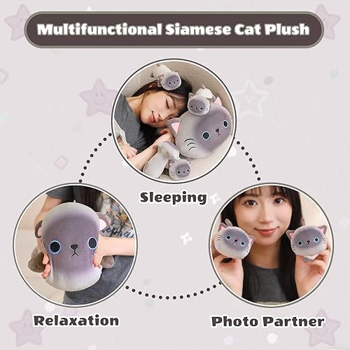 Miniatura 57 de SQEQE Peluche de Capybara de peluche, linda mamá Capybara con 4 bebés sorpresa, juguete de animal suave para Navidad, San Valentín, regalos