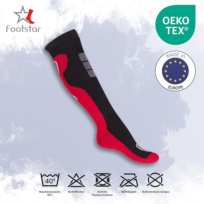 Footstar Thermosocken Thermo Winter Socken Vollfrottee (6 Paar) für