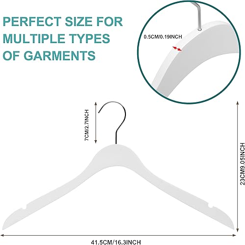 Miniatura 4 de Percha de ropa de madera ultra fina de lujo que ahorra 20 grados, gancho giratorio de 360 grados, ideal para camisas, blusas, pantalones, vestidos,