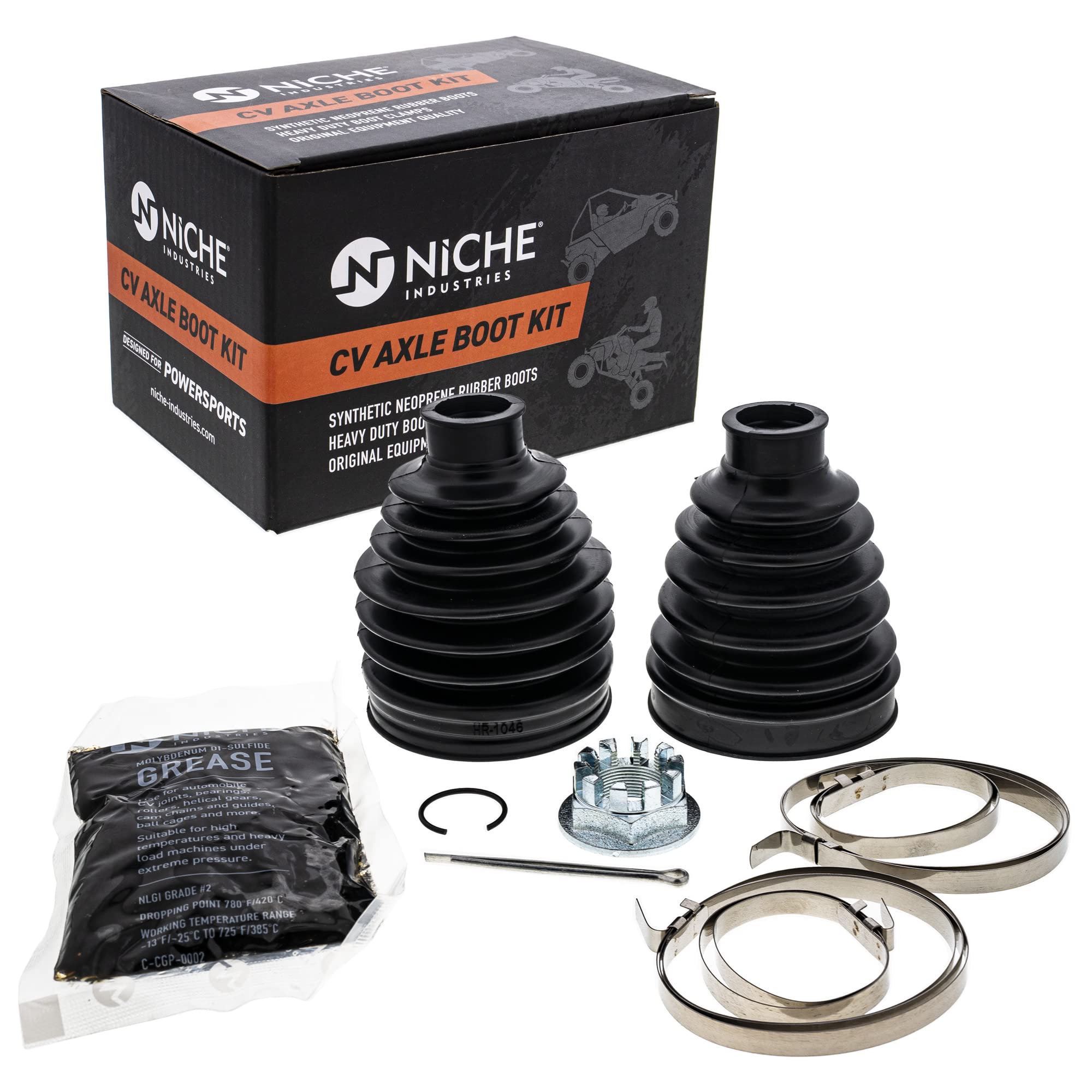 Amazon.com: NICHE Front CV Axle Boot Kit For Honda Pioneer 700 700