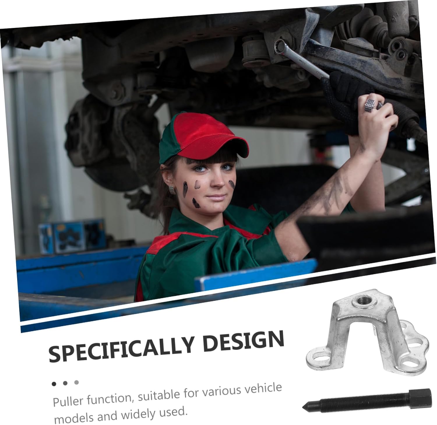 Firm Iron Wheel Hub Puller Quick Axle Remover Tool for Brake Drum Small Bearing Puller