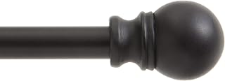 Kenney Davenport Window Treatment Hardware, 28 to 48-Inch, Matte Black