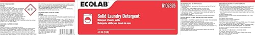 Miniatura 2 de Ecolab Detergente sólido para ropa de baja temperatura, 9 libras