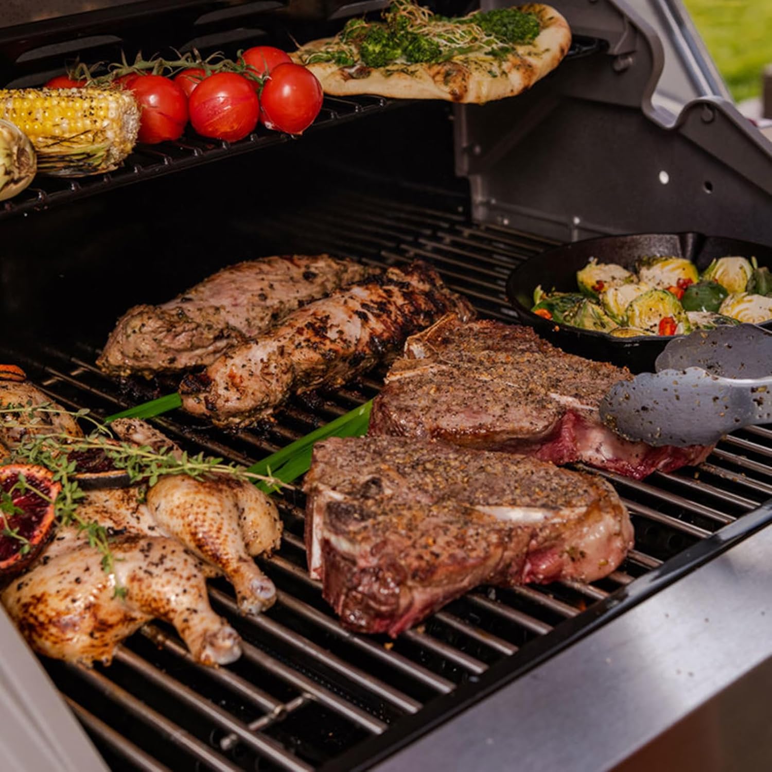 Replacement Parts for Kitchen Aid 720-0891CA 720-0891 720-0891B 720-0891R 730-0891B for Kitchenaid Grill Parts, Cooking Grates for Kitchenaid Grill Replacement Parts, Solid Stainless Steel