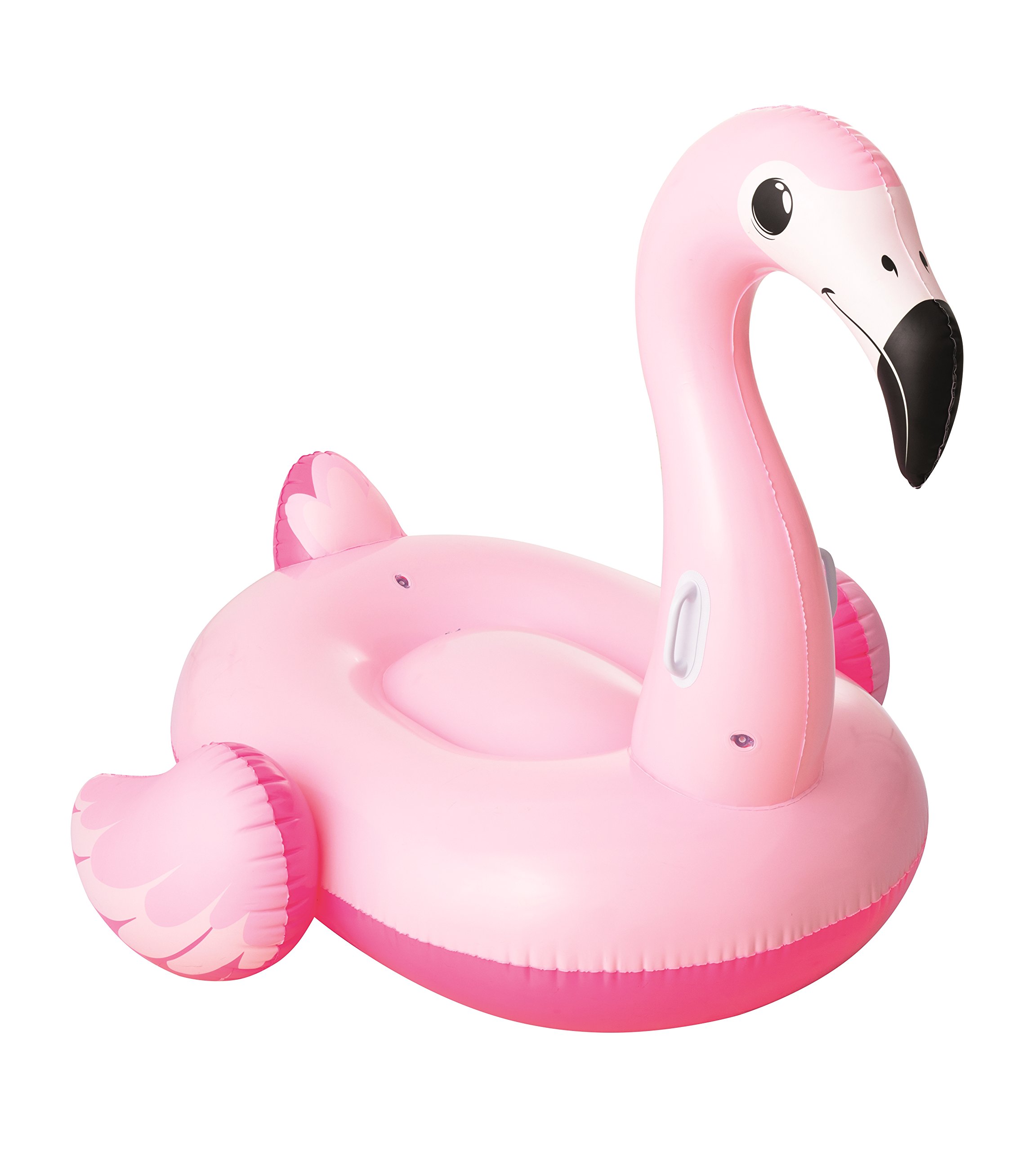 Bestway 41110 Float'nFashion Fenicottero Rosa Cavalcabile Gigante con Maniglie 1,91m x 1,78m