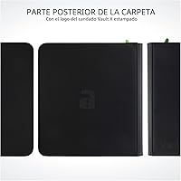 Vista 8 de Vault X Carpeta de álbum de 12 bolsillos con cremallera para cartas coleccionables, 480 tarjetas, material Premium Exo-Tec, 20 páginas de carga
