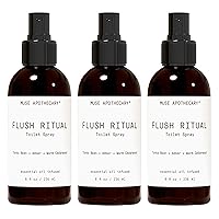 Vista 55 de Muse Apothecary Flush Ritual - Aerosol para inodoro aromático y refrescante, usar antes de ir, 4 onzas, infundido con aceites esenciales naturales