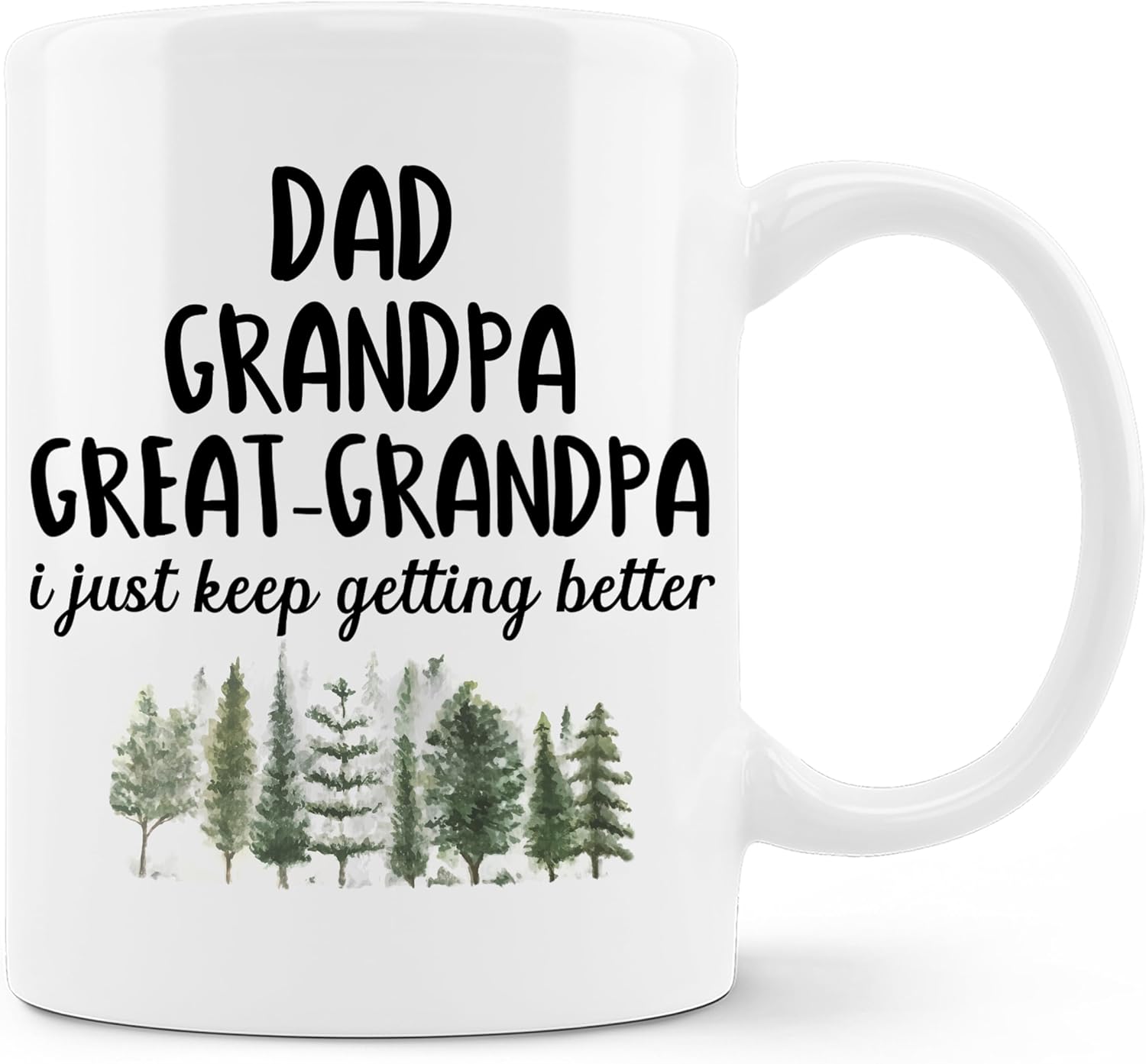 Great Grandpa Mug - Father's Day Mug Gifts for Great Grandpa Dad, Dad Father Grandpop Ceramic Coffee Mug 11 oz