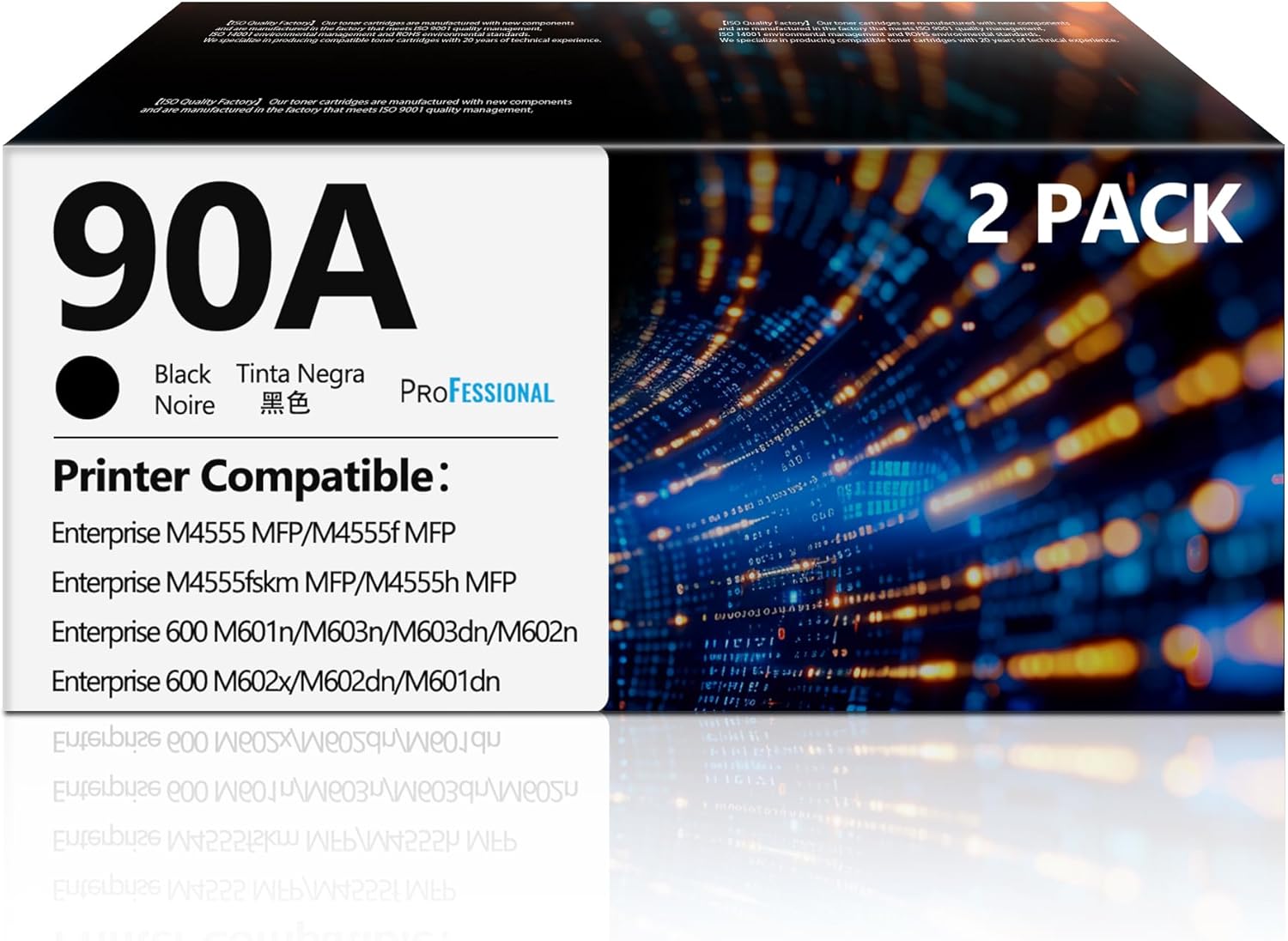 Amazon.com: 90A CE390A Toner Cartridges Black Replacement for HP 90A ...