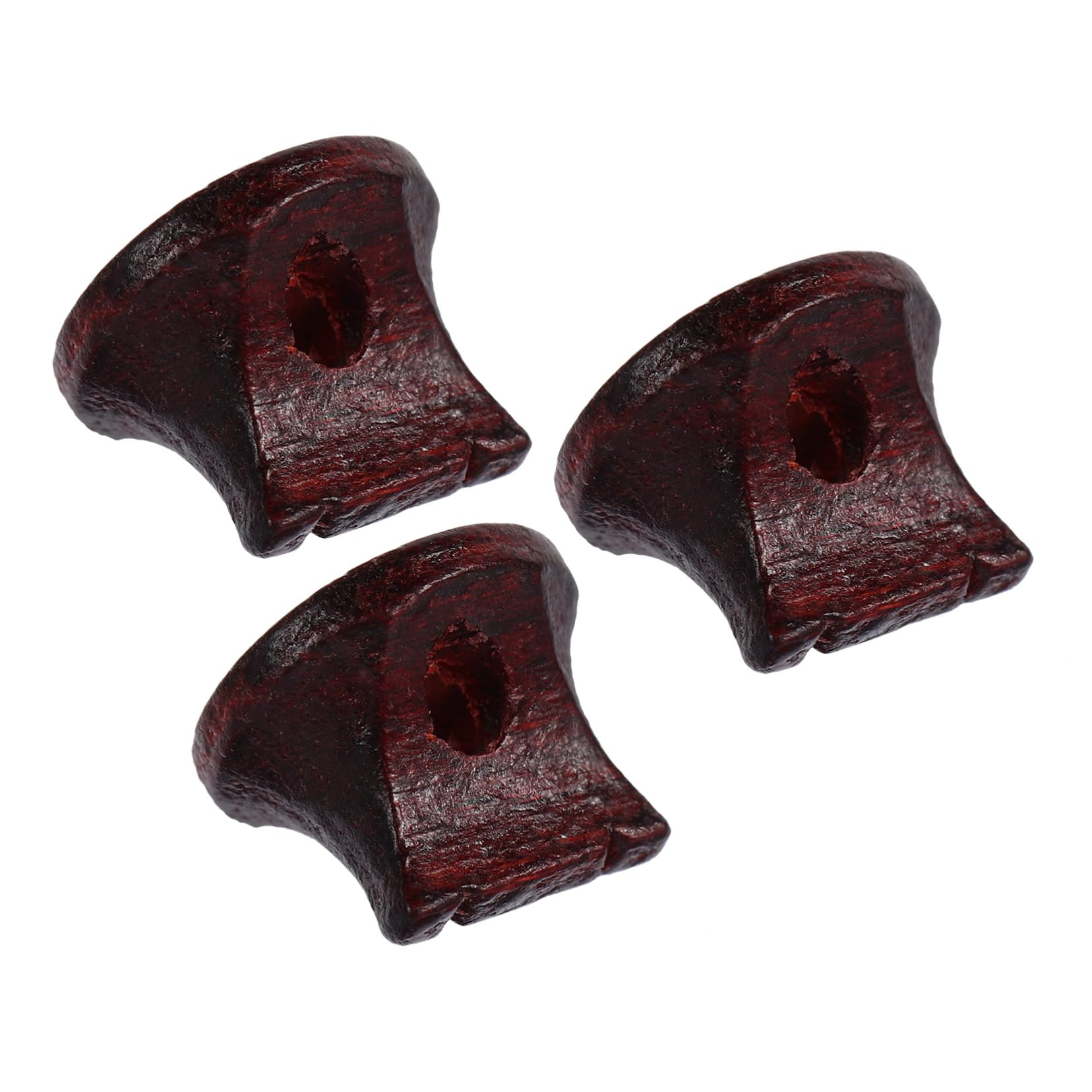 HANABASS 3pcs Rosewood Erhu Bridges Durable Accessories for Improved Sound Quality and Easy Installation Lightweight and Portable Musical Instrument Parts