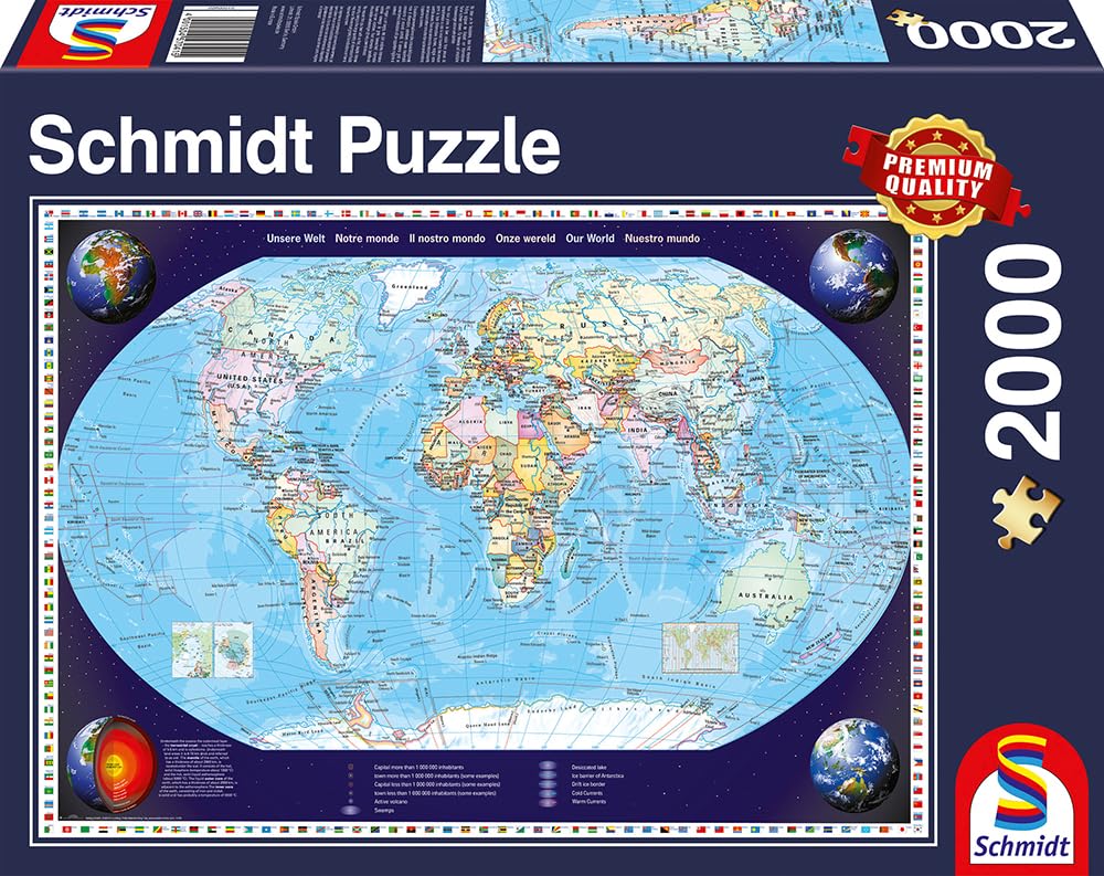 Schmidt Spiele 57041 Il nostro mondo, puzzle da 2000 pezzi