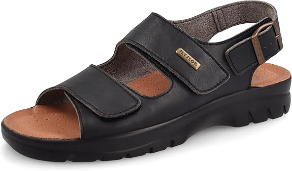 Ciabatte Uomo Fly Flot Alatri In Evopell - Doppio Velcro E Sottopiede In Pelle - Foto 14