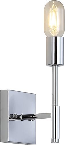 Miniatura 6 de JONATHAN Y JYL7456A Turing - Aplique de pared LED de metal de 18.7 pulgadas, 2 luces, contemporáneo, 2700 K, bombillas LED de 4 W para entrada,