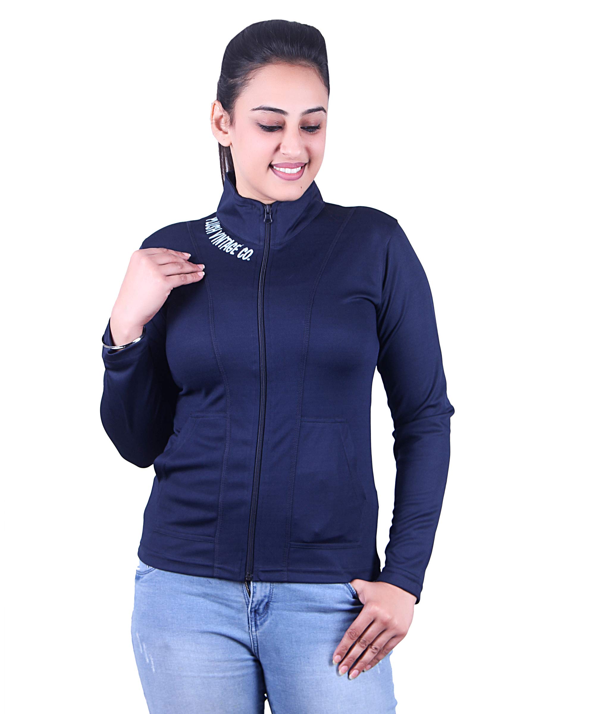 Womens Cotton Polyster Zipper Style Printed Sweatshirt/Sweatshirts (5005)-image-34