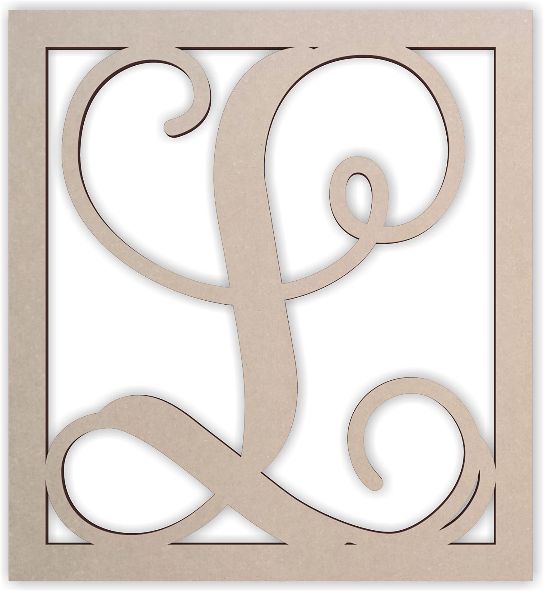 Jess and Jessica Wooden Letters Cursive Wood Letter for Wall Décor – Various Sizes – Premium Quality & Durable – Smooth Laser Cut – Unfinished Design – Ideal for Wall, Nursery & Crib, DIY Crafts