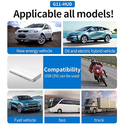 Miniatura 2 de Pantalla frontal para coches con alarma, velocímetro digital GPS, velocimetro digital para automóvil, velocímetro digital para todos los vehículos