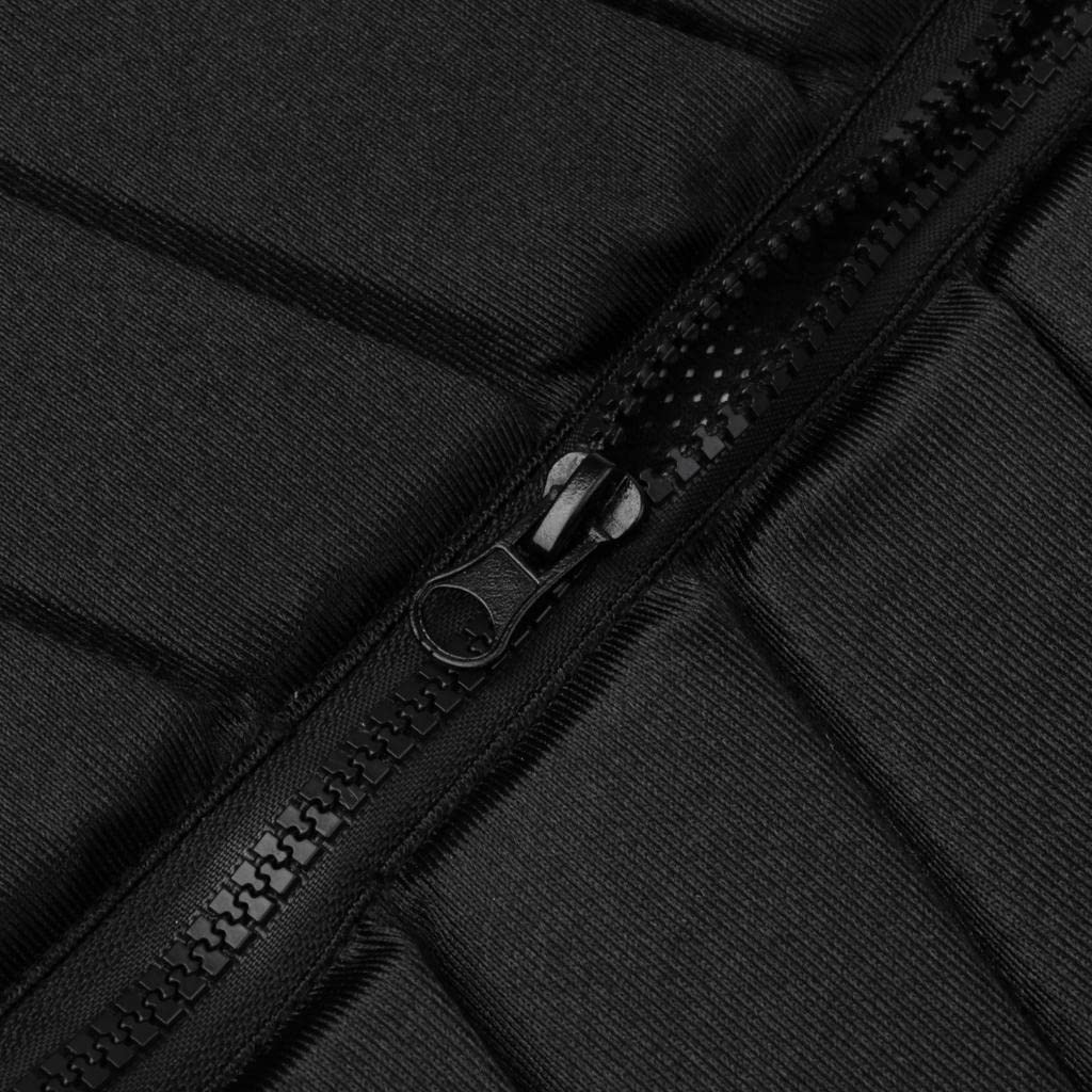 Leeadwaey Chaleco de seguridad para equitación, protector de cuerpo para hombre, talla XXL, color negro