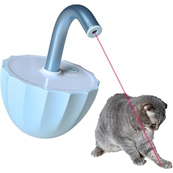 MeowMate Automatic Cat Toy, LED Light, Pointer, Illuminating Toy, Electric, Solo Play, Stress Relief, Eliminates Lack of Exercise