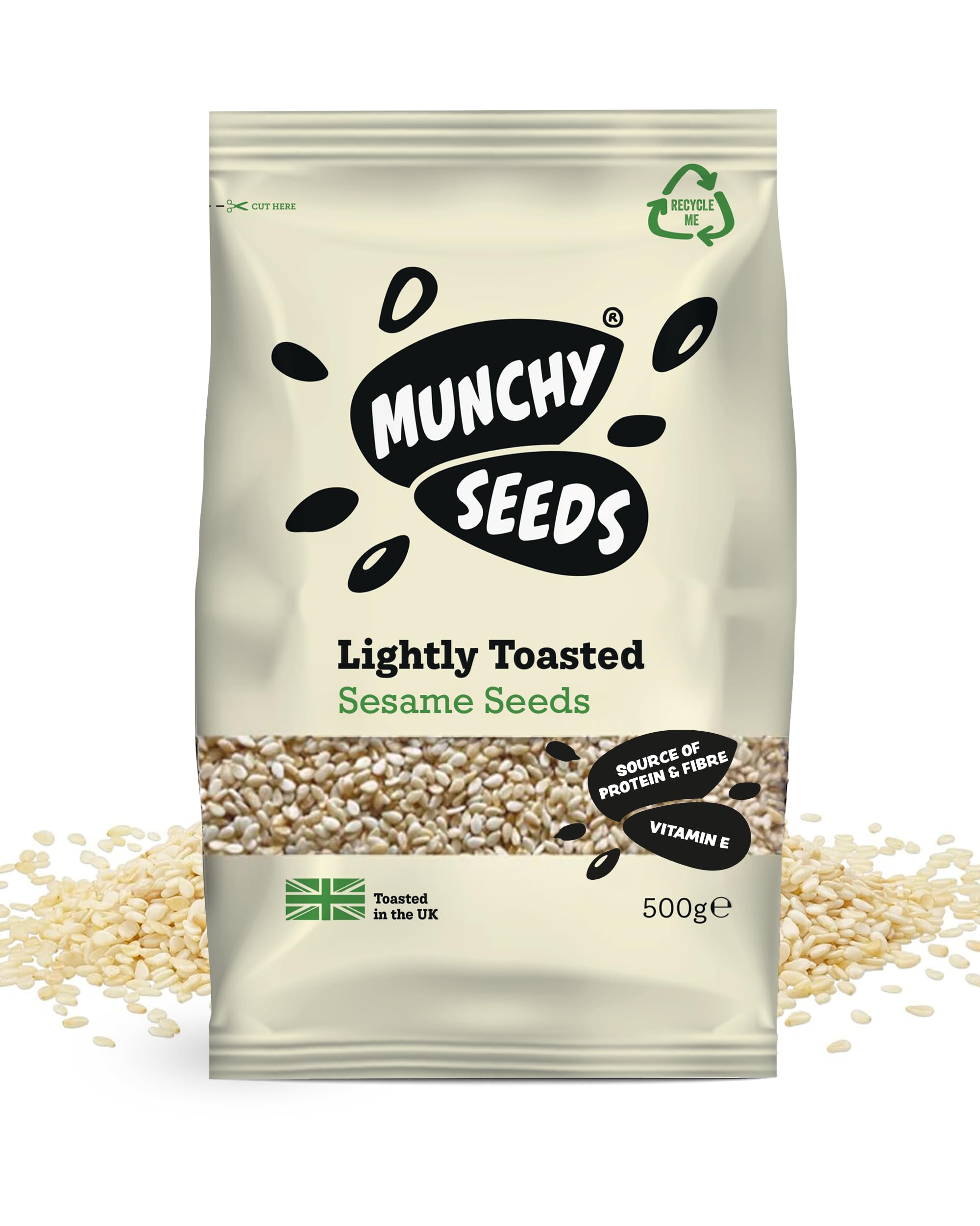 Munchy Seeds Lightly Toasted Sesame Seeds 500g