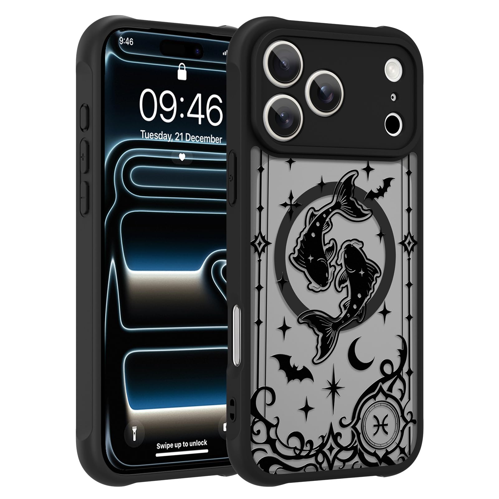 Coque iPhone 17 Pro Max MagSafe Poissons - Protection Zodiaque - 8