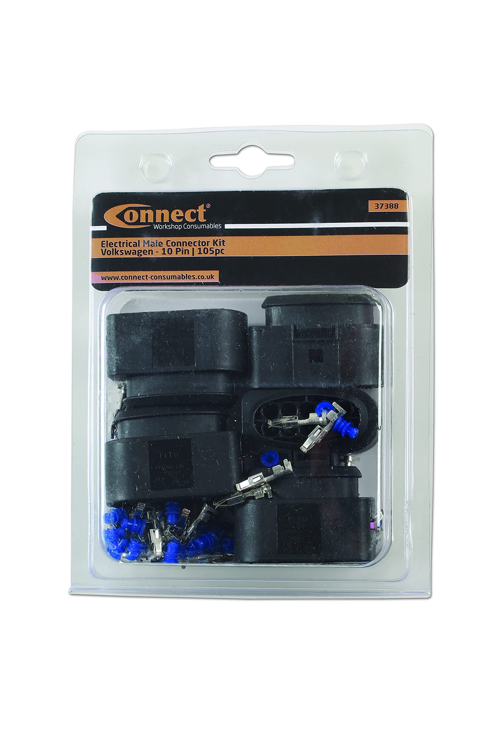Connect Workshop Consumables 37388 Kit de 105 connecteurs électriques femelles 2,8 mm 10 broches