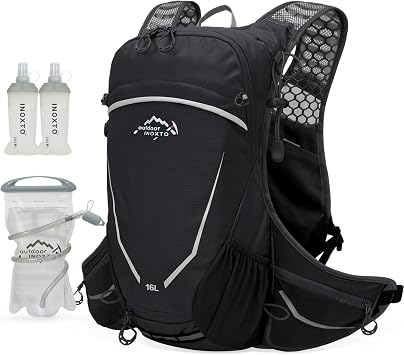 IX INOXTO 16L Hydration Backpack with Free 2-Liter Water Bladder,The Lightweight Hydration Pack for Cycling, Hiking, Skiing